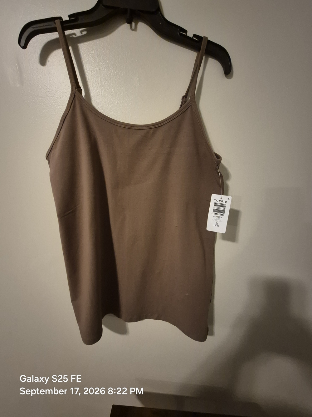 torrid Brown Adjustable-Strap Cami